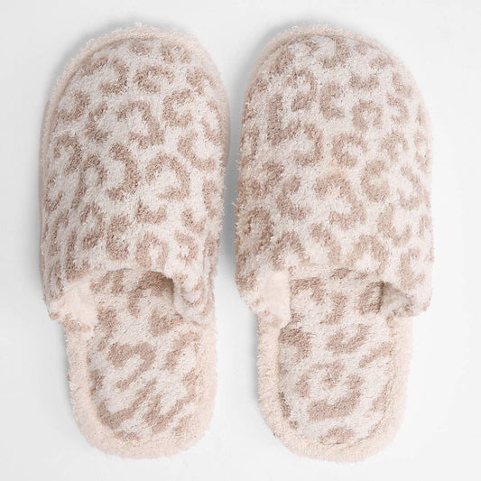 Luxury Soft Leopard Pattern Slipper