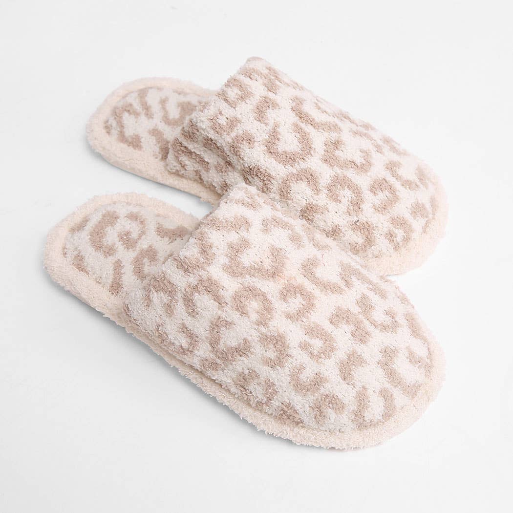 Luxury Soft Leopard Pattern Slipper