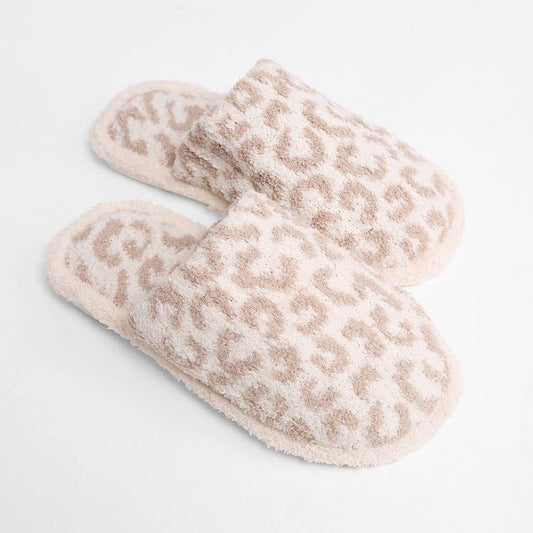 Luxury Soft Leopard Pattern Slipper