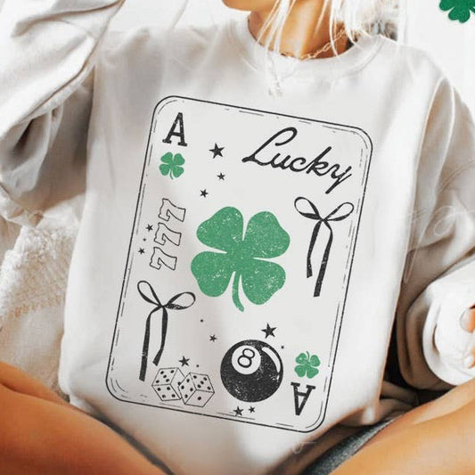 Lucky Clover Crewneck