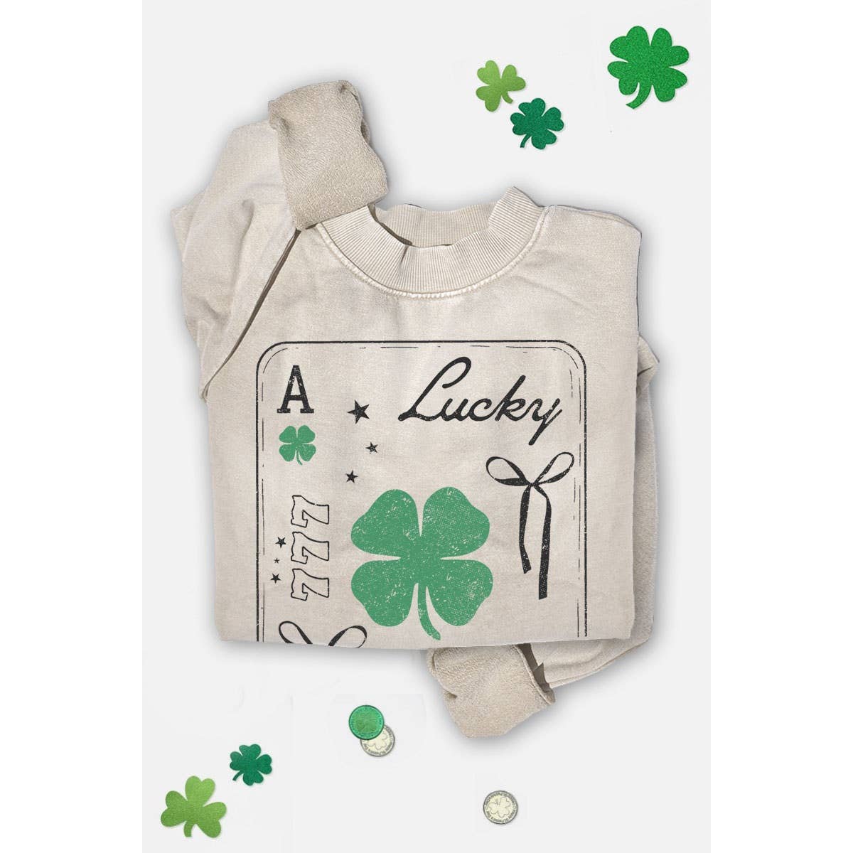 Lucky Clover Crewneck