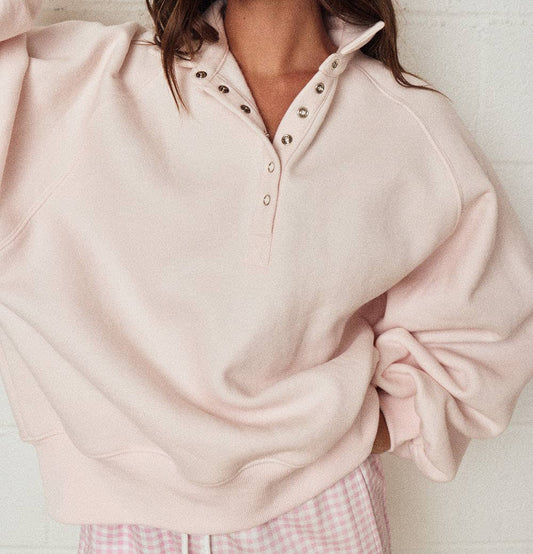 [Pre-Order] Piper Snap Button Collared Sweater